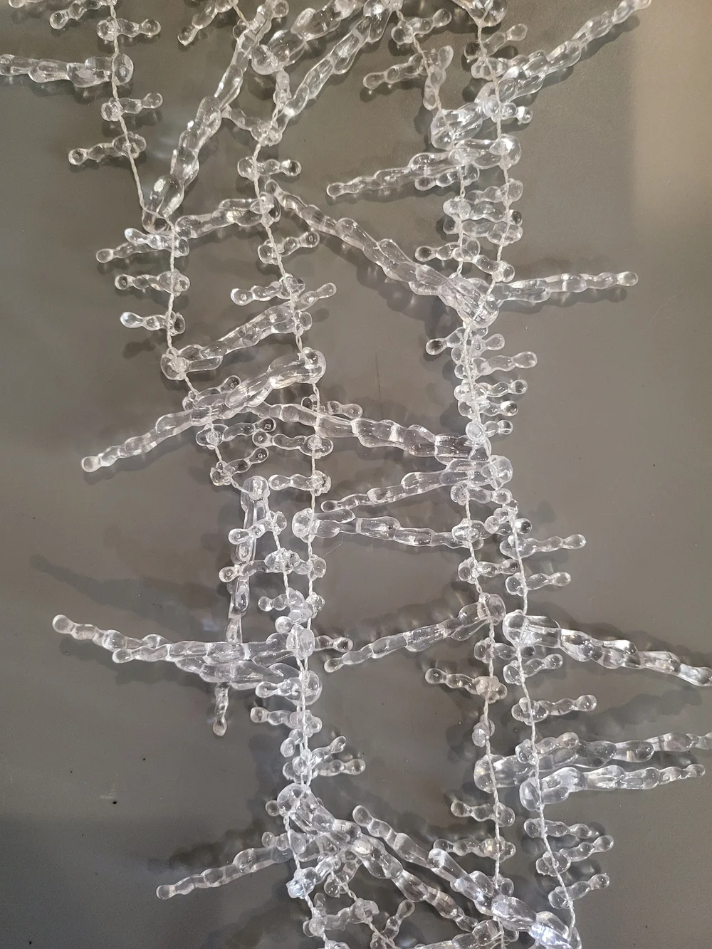 Clear Crystal Beaded Statement Necklace - Women Jewelry
